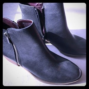 KENZIE Leather Booties